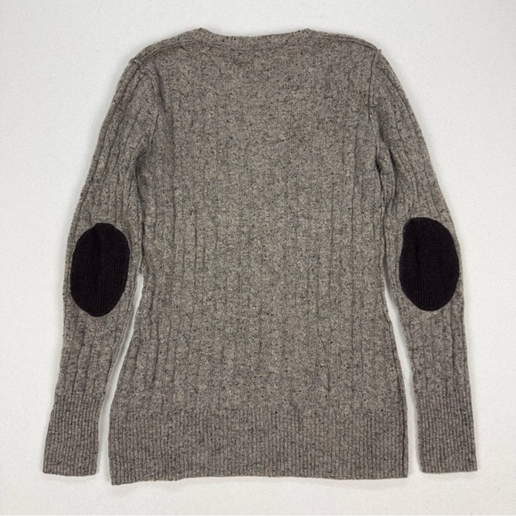 Autumn Cashmere Cable-knit Elbow Patch Sweater - Picture 2 of 10